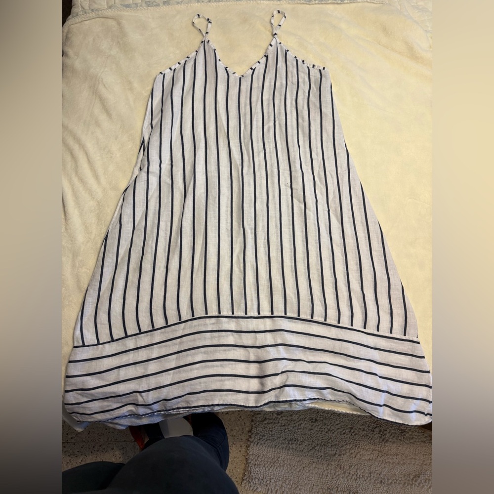 Madewell Black and White Striped Top
